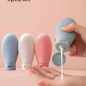 3pcs Silicone Travel Bottles
